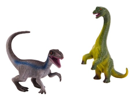 ZESTAW FIGUREK DINOZAURÓW BRACHINOZAUR VELOCIRAPTOR 2EL