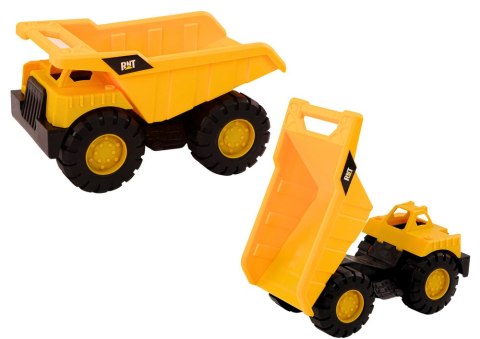 ZESTAW MASZYN BUDOWLANYCH KOPARKA WYWROTKA RUCHOME ŻÓŁTY