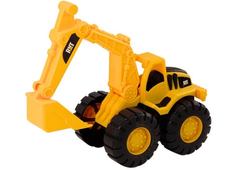 ZESTAW MASZYN BUDOWLANYCH KOPARKA WYWROTKA RUCHOME ŻÓŁTY