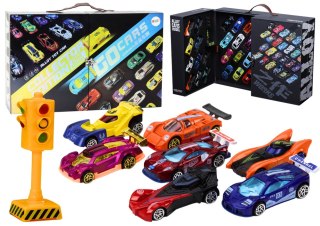 ZESTAW RESORAKÓW W WALIZCE AUTKA SPORTOWE SYGNALIZACJA DROGA ZESTAW 50 ELE.