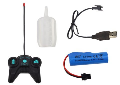 AUTKO ZDANIE STEROWANE RC 1:20 EFEKT DYMNY ŚWIATŁA CZERWONY