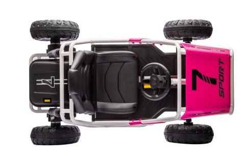 AUTO NA AKUMULATOR BUGGY A8812 RÓŻOWE 24V