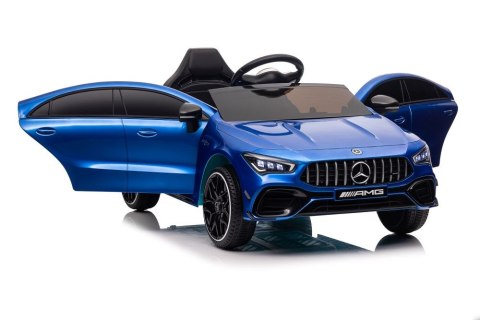 AUTO NA AKUMULATOR MERCEDES CLA 45S AMG NIEBIESKI LAKIEROWANY 4X4