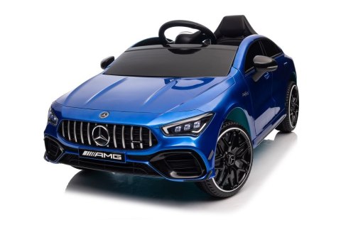 AUTO NA AKUMULATOR MERCEDES CLA 45S AMG NIEBIESKI LAKIEROWANY 4X4