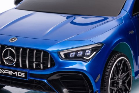 AUTO NA AKUMULATOR MERCEDES CLA 45S AMG NIEBIESKI LAKIEROWANY 4X4