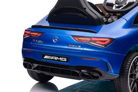 AUTO NA AKUMULATOR MERCEDES CLA 45S AMG NIEBIESKI LAKIEROWANY 4X4