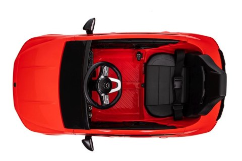 AUTO NA AKUMULATOR MERCEDES CLA 45S CZERWONY AMG 4X4