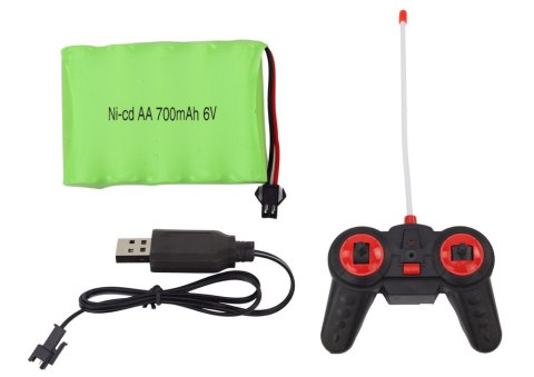 AUTO ZDALNIE STEROWANE RC POLICYJNE W SKALI 1:12 BIAŁY