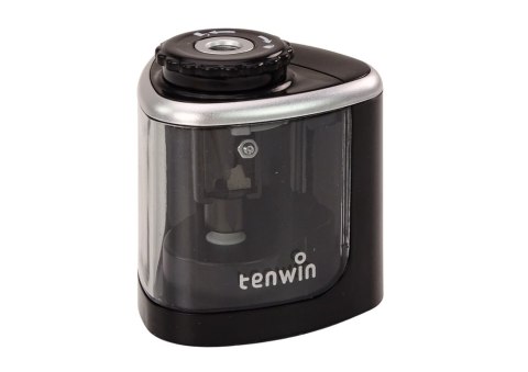 ELEKTRYCZNA STRUGACZKA CZARNA TEMPERÓWKA DO KREDEK I OŁÓWKÓW 6-8 MM