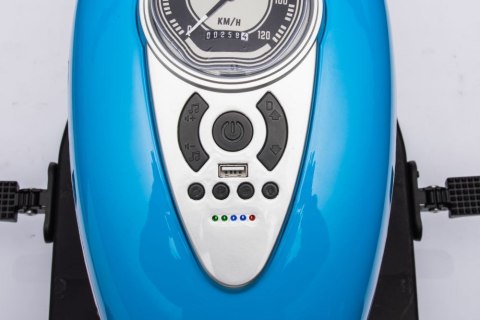 MOTOR NA AKUMULATOR TRÓJKOŁOWY LL6688 NIEBIESKI 24V