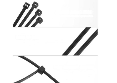 OPASKI ZACISKOWE KABLOWE DO KABLI ZIPERKI TRYTKI TRYTYTKI 250X3.6 MM