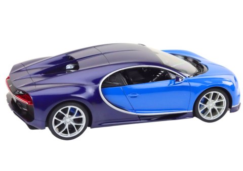 SAMOCHÓD ZDALNIE STEROWANY RC 1:14 BUGATTI VEYRON CHIRON NIEBIESKI