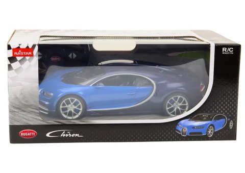 SAMOCHÓD ZDALNIE STEROWANY RC 1:14 BUGATTI VEYRON CHIRON NIEBIESKI