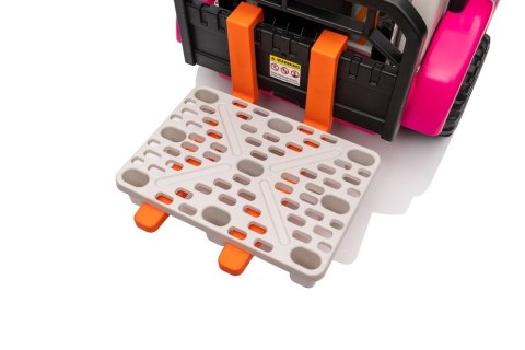 WÓZEK WIDŁOWY NA AKUMULATOR XMX638 RÓŻOWY