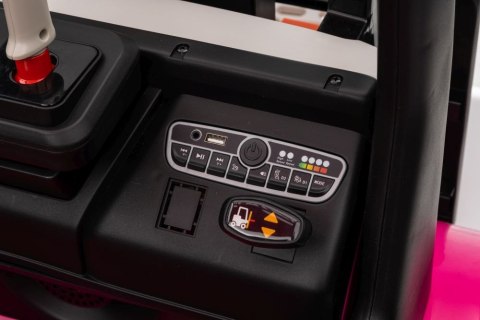 WÓZEK WIDŁOWY NA AKUMULATOR XMX638 RÓŻOWY