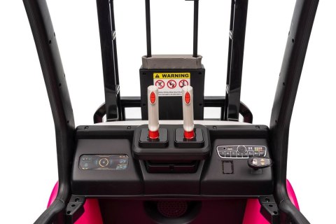 WÓZEK WIDŁOWY NA AKUMULATOR XMX638 RÓŻOWY