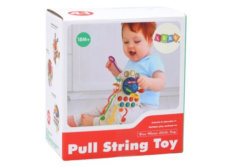 ZABAWKA SENSORYCZNA OŚMIORNICA GRYZAK DLA NIEMOWLĄT KOLOROWA