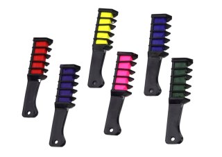 ZESTAW DO KOLORYZACJI WŁOSÓW KREDA 6 SZTUK MATOWE