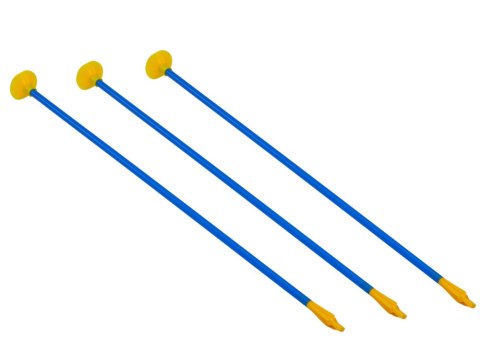 ZESTAW ŁUCZNICZY ŁUK STRZAŁY Z PRZYSSAWKAMI 3 SZTUKI