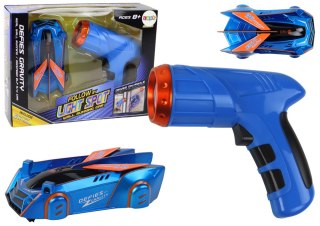 AUTKO SPORTOWE AUTO JEŻDŻĄCE PO ŚCIANACH SUFICIE NA LASER NIEBIESKIE