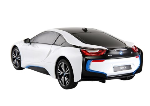 AUTO RC 1:18 RASTAR BMW I8 BIAŁE