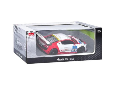 AUTO R/C 1:24 ZDALNIE STEROWANE SPORTOWE AUDI R8 LMS BIAŁE