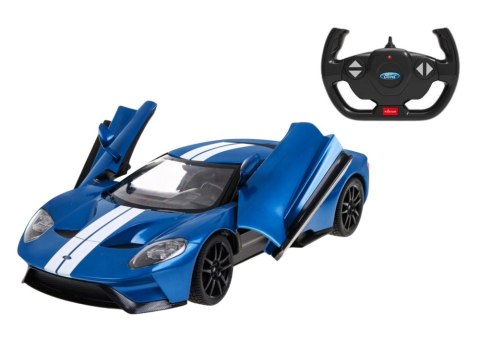 AUTO RC MODEL ZDALNIE STEROWANY FORD GT 1:14 OTWIERANE DRZWI NIEBIESKI