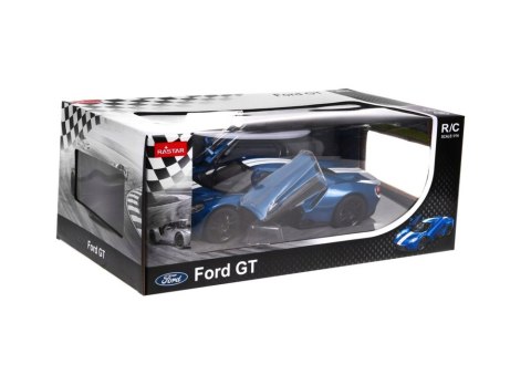 AUTO RC MODEL ZDALNIE STEROWANY FORD GT 1:14 OTWIERANE DRZWI NIEBIESKI