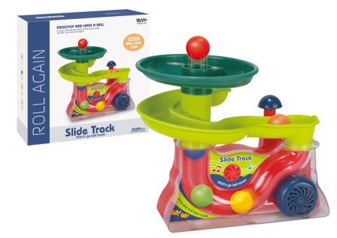 FONTANNA ZJEŻDŻALNIA DLA KULEK PIŁEK DŹWIĘKI KOLOROWA