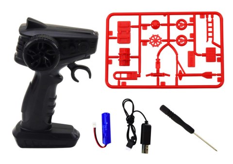 ŁÓDŹ ZDALNIE STEROWANA RC 1:72 MOTORÓWKA 35KM/H