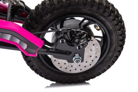 MOTOR CROSSOWY NA AKUMULATOR A9901 RÓŻOWY 36V