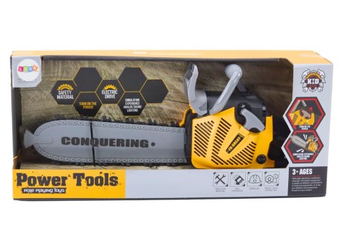 PIŁA ŁAŃCUCHOWA DLA DZIECI GUMOWE OSTRZE ŚWIATŁA DŹWIĘKI