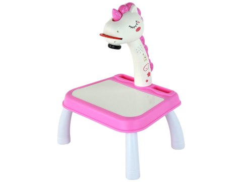 PROJEKTOR DO RYSOWANIA JEDNOROŻEC PISAKI WKŁADKI RÓŻOWY