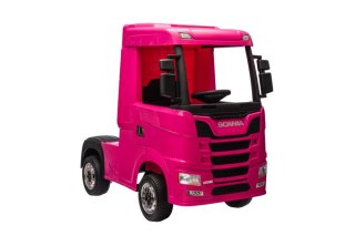 AUTO NA AKUMULATOR SCANIA 500R HL698 RÓŻOWE 4X4