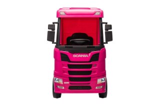 AUTO NA AKUMULATOR SCANIA 500R HL698 RÓŻOWE 4X4