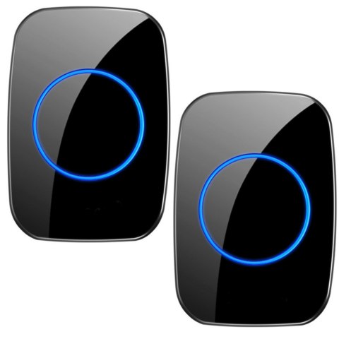 BEZPRZEWODOWY DZWONEK WODOSZCZELNY 25 MELODII DWA ODBIORNIKI