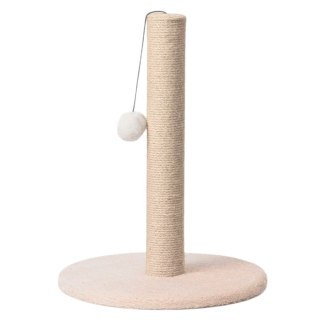 DRAPAK DLA KOTA SŁUPEK DO DRAPANIA WIEŻA 40 CM X 30 CM BEŻOWY
