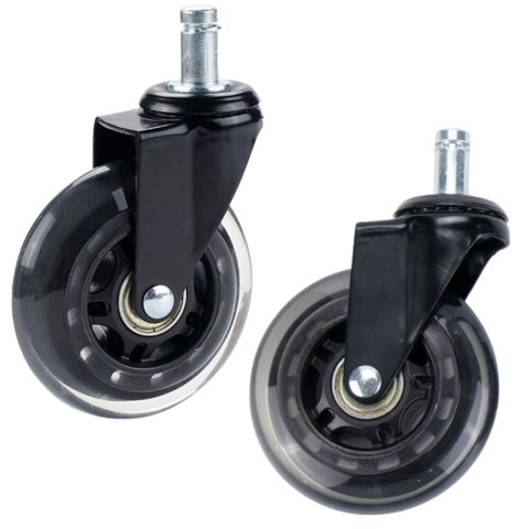 KAUCZUKOWE KÓŁKO DO FOTELA PRZEZROCZYSTE CICHE 1 SZT