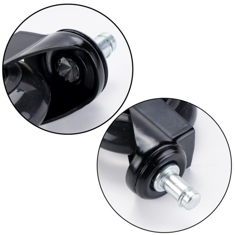 KAUCZUKOWE KÓŁKO DO FOTELA PRZEZROCZYSTE CICHE 1 SZT