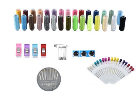 KIESZONKOWY ZESTAW NARZĘDZI KRAWIECKICH DO SZYCIA PRZYBORNIK ORGANIZER