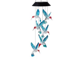 LAMPKA SOLARNA KOLIBRY PTAKI LED KOLOROWE