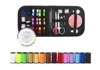 MINI ZESTAW KRAWIECKI DO SZYCIA W ETUI PRZYBORNIK 29EL