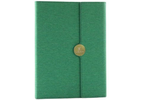NOTES BIUROWY NA MAGNES NOTATNIK A5 W LINIE Z OBICIEM ZIELONY