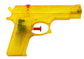PISTOLET NA WODĘ MAŁY PLASTIKOWY ŻÓŁTY 15 CM X 10,5 CM