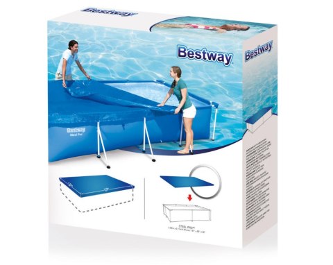 POKRYWA DO BASENU STELAŻOWEGO 400 X 211 CM BESTWAY 58107