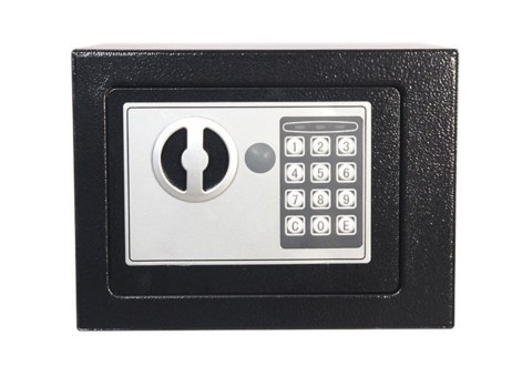 SEJF ELEKTRONICZNY NA KOD SKRYTKA STALOWY CZARNY