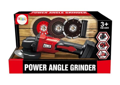 SZLIFIERKA DLA MAJSTERKOWICZA CZERWONA TARCZE NA BATERIE