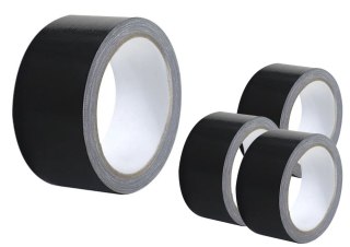 TAŚMA TEKSTYLNA WYTRZYMAŁA MOCNA UNIWERSALNA CZARNA 48MM/54Y