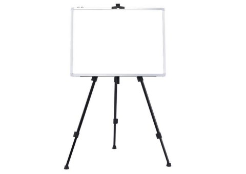 ZESTAW TABLICA MAGNETYCZNA 90X60CM NA STOJAKU PISAKI GĄBKA