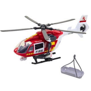 HELIKOPTER STRAŻY POŻARNEJ HAK NOSZE ŚWIATŁA DŹWIĘKI 1:14